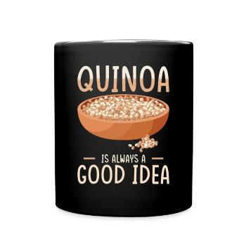Dicton du quinoa - Mug uni - noir - Devant