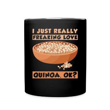 Dicton du quinoa - Mug uni - noir - Devant