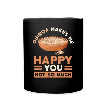 Dicton du quinoa - Mug uni - noir - Devant