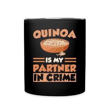 Dicton du quinoa - Mug uni - noir - Devant