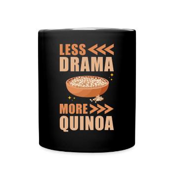 Dicton du quinoa - Mug uni - noir - Devant