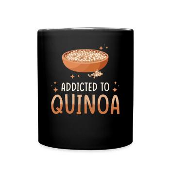 Dicton du quinoa - Mug uni - noir - Devant