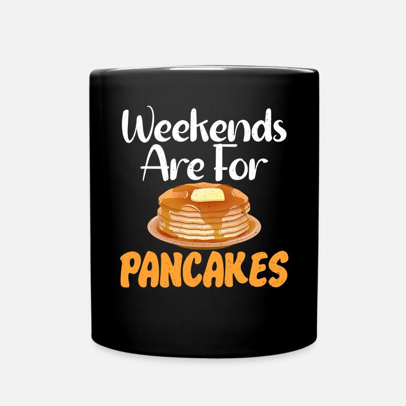 Pancake Lover Cadeau - Mug uni - noir