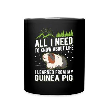 Guinea Pig Gift Guinea Pig - Full Colour Mug - black - Front