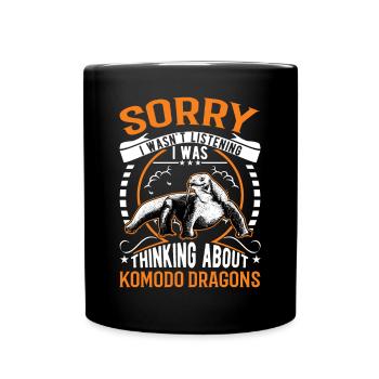 Komodo dragon Komodo dragon monitor Komodo dragon Komodo dragon - Full Colour Mug - black - Front