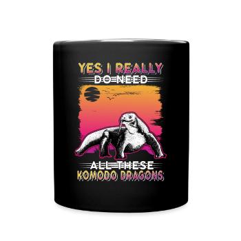 Komodo dragon Komodo dragon monitor Komodo dragon Komodo dragon - Full Colour Mug - black - Front