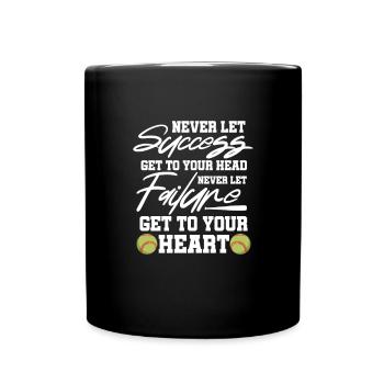 Joueur de softball Baseball Sport Pitcher Cadeau - Mug uni - noir - Devant