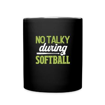 Joueur de softball Baseball Sport Pitcher Cadeau - Mug uni - noir - Devant