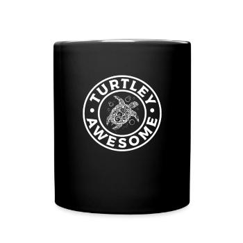 Turtle Turtle Sea Sea Creatures Gift - Full Colour Mug - black - Front
