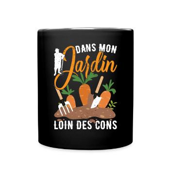 Jardinage Amusant - Mug uni - noir - Devant