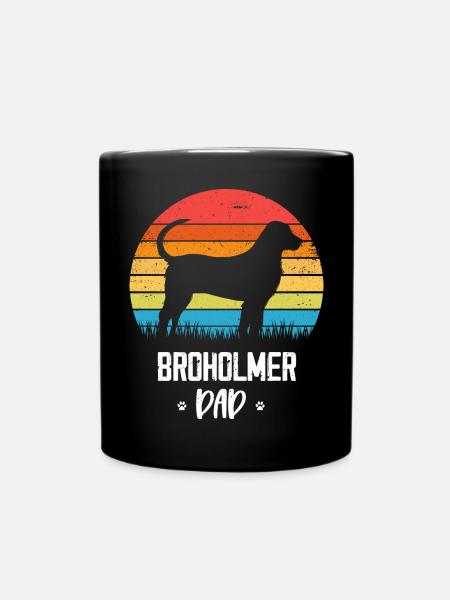 Broholmer - Tasse einfarbig - Schwarz