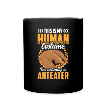Costume de fourmilier Ours mangeur de fourmis - Mug uni - noir - Devant