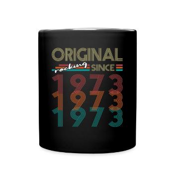 50th birthday Original Rocking Since 1973 - Full Colour Mug - black - Front