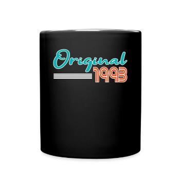 30. Geburtstag Jahrgang 1993 Original 1993 - Tasse einfarbig - Schwarz - Vorne