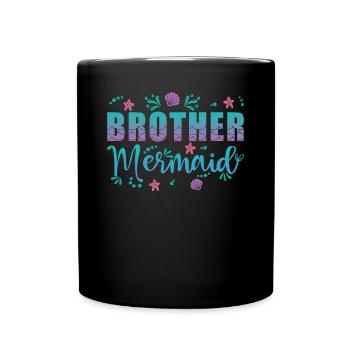 Brother Mermaid - Full Colour Mug - black - Front