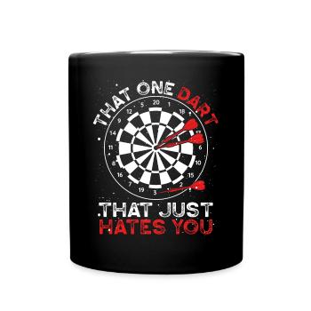 An arrow hates you - Full Colour Mug - black - Front