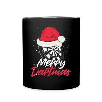 Joyeuses soirées fléchettes - Mug uni - noir - Devant