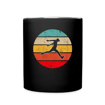 Parkour Retro - Full Colour Mug - black - Front
