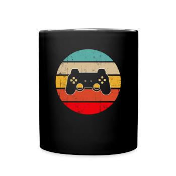 Gaming Retro - Full Colour Mug - black - Front