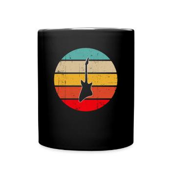 EGitarre Retro - Full Colour Mug - black - Front