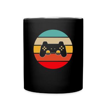 Gaming Retro - Full Colour Mug - black - Front