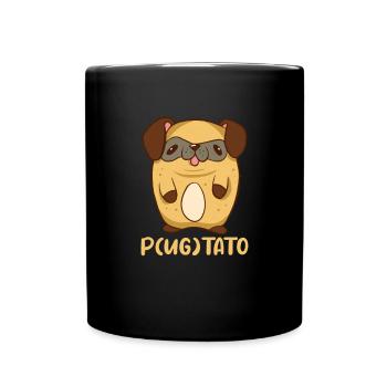 Carlin Chien Chien Ami Pet Pug Pug Pug Cadeau - Mug uni - noir - Devant