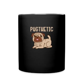 Carlin Chien Chien Ami Pet Pug Pug Pug Cadeau - Mug uni - noir - Devant