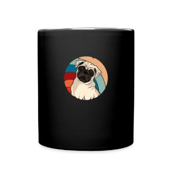 Carlin Chien Chien Ami Pet Pug Pug Pug Cadeau - Mug uni - noir - Devant