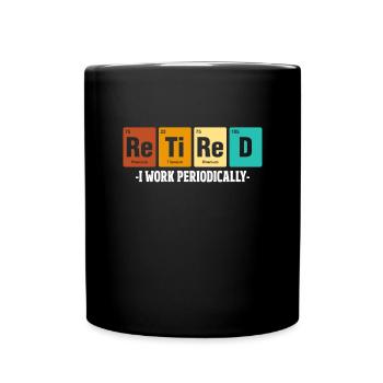Pension de retraite Pension de pensionné Cadeau de pension de pensionné - Mug uni - noir - Devant