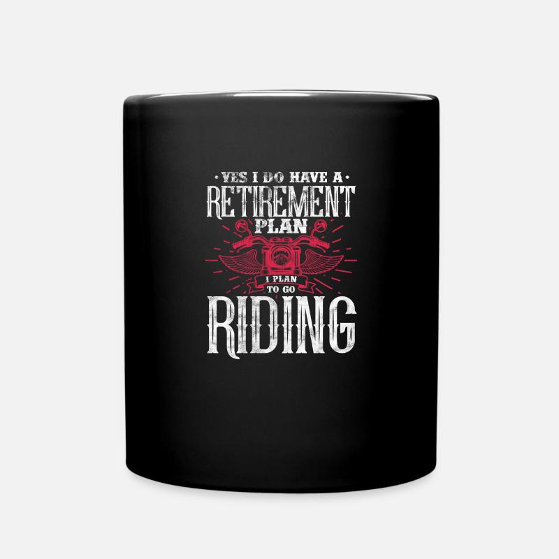 Motards retraités - Mug uni - noir