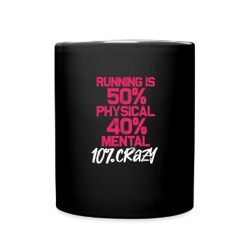 Run - Full Colour Mug - black - Front