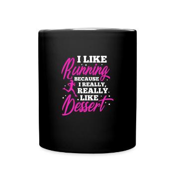 Run - Full Colour Mug - black - Front