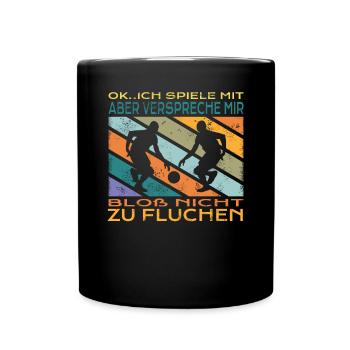 Basketball Geschenkidee Sport Design - Tasse einfarbig - Schwarz - Vorne