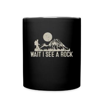 Geologie Geologe Rockhounding Mineral Collector V - Tasse einfarbig - Schwarz - Vorne