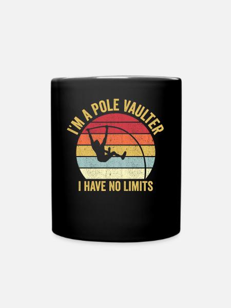 Drôle de saut à la perche saut à la perche je n’en ai pas - Mug uni - noir