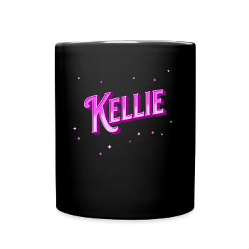 Kellie name personalized - Full Colour Mug - black - Front