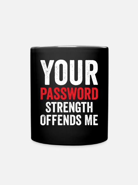 Cybersecurity Computersicherheit Cybersecurity - Tasse einfarbig - Schwarz