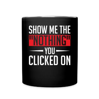 Cybersecurity Computer Security Cybersecurity - Full Colour Mug - black - Front