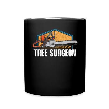 Arboriculteur Chirurgien des arbres Bois Whisperer Travail du bois - Mug uni - noir - Devant