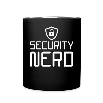 Cybersecurity Computer Security Cybersecurity - Full Colour Mug - black - Front
