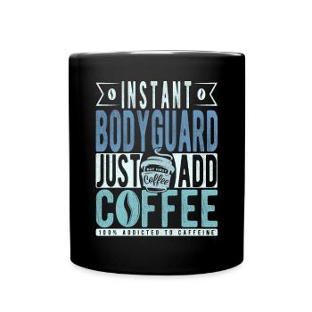 Dicton de café Buchalter - Mug uni - noir - Devant