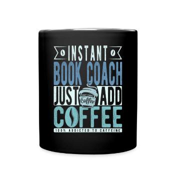 Dicton de café Buchalter - Mug uni - noir - Devant