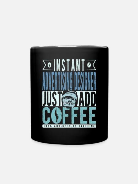 Dicton de café Buchalter - Mug uni - noir