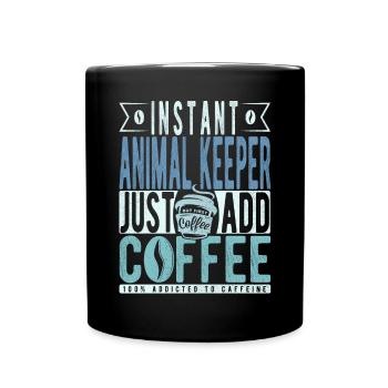 Dicton de café Buchalter - Mug uni - noir - Devant