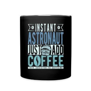 Buchalter Kaffee Spruch - Tasse einfarbig - Schwarz - Vorne