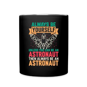 Fusée spatiale Vaisseau spatial Voyage spatial Space Astronau - Mug uni - noir - Devant