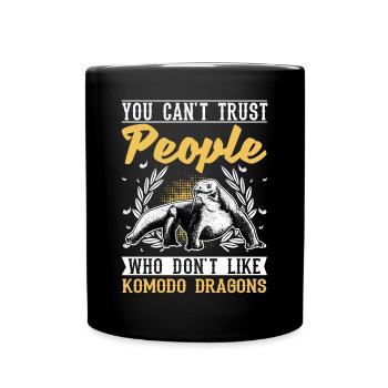 Dragon de Komodo Moniteur de dragon de Komodo Dragon de Komodo Dragon de Komodo - Mug uni - noir - Devant