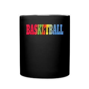 Basketball Gift Idea Sport Design - Full Colour Mug - black - Front