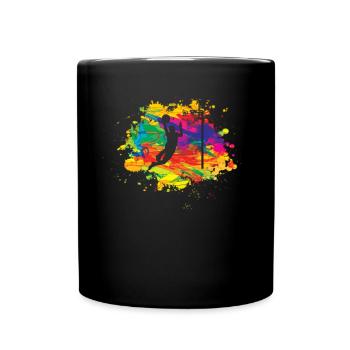 Basketball Idée cadeau Sport Design - Mug uni - noir - Devant