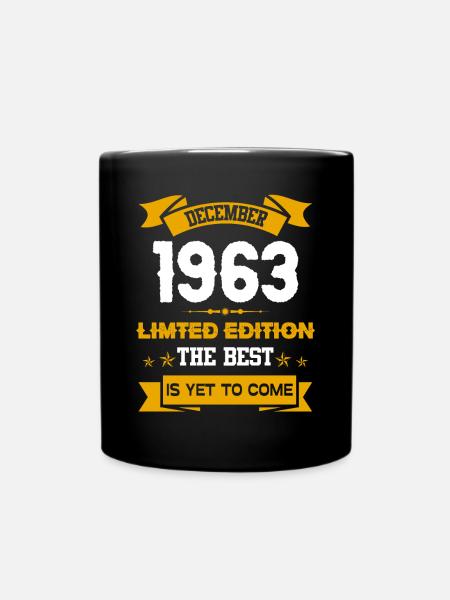 Décembre 1963 Cadeau d’anniversaire - Mug uni - noir